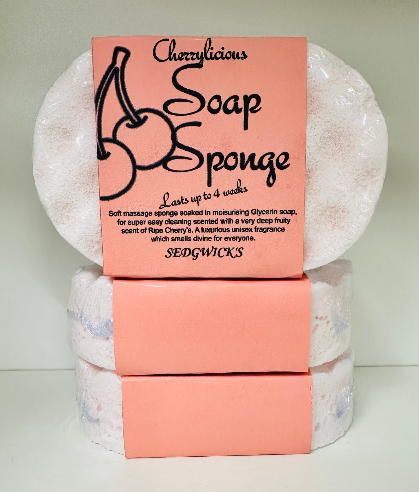 Cherrylicious - SOAP SPONGE