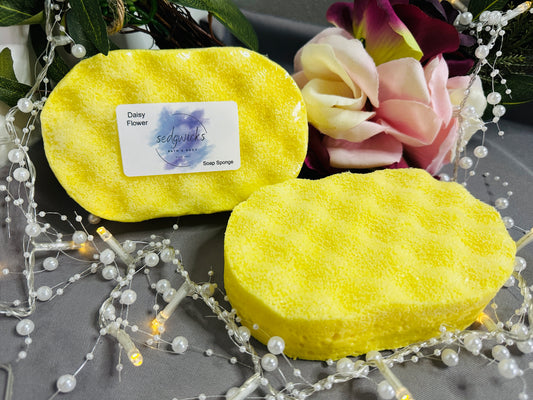 Daisy Flower Soap Sponge