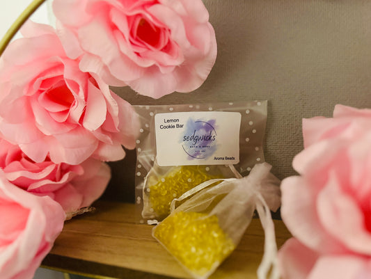 Lemon Cookie Bar Delight Aroma Bead Air Fresheners - Zesty Sweetness in Every Breath