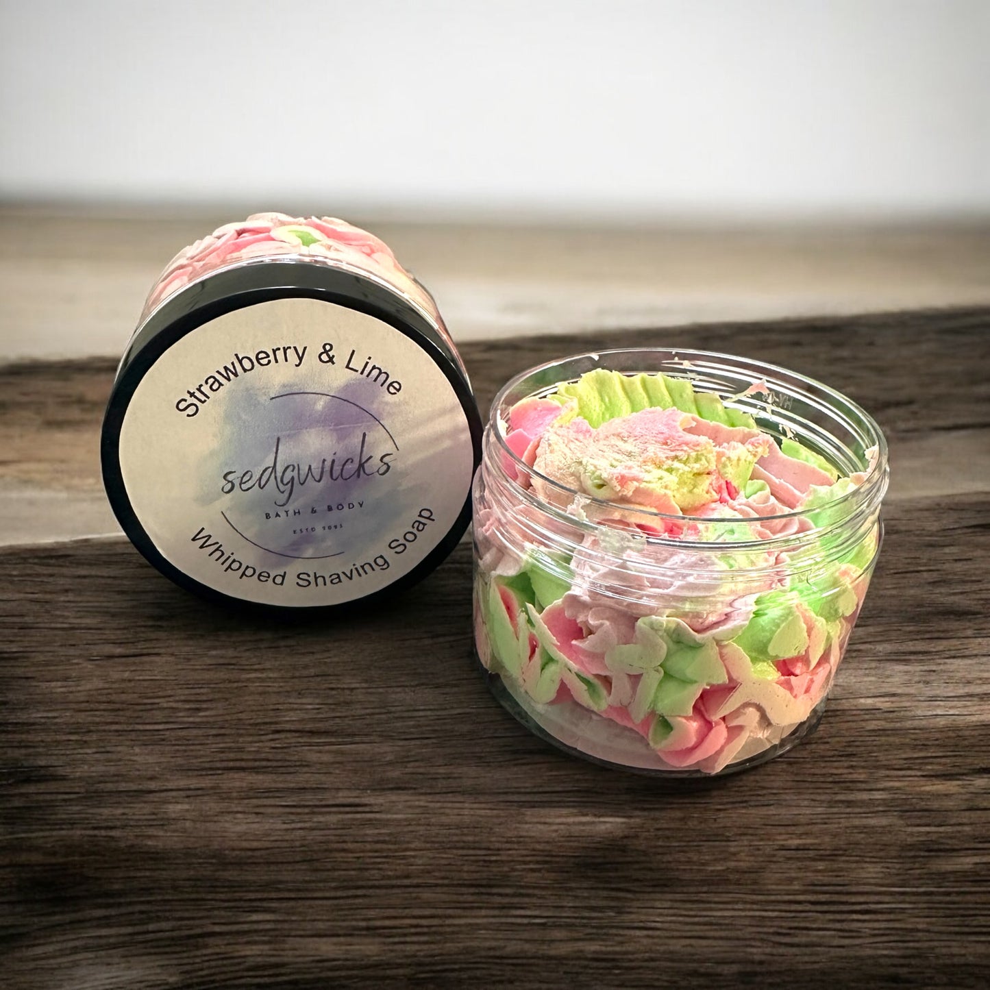 Strawberry & Lime - SHAVING SOAP - WHIPPED