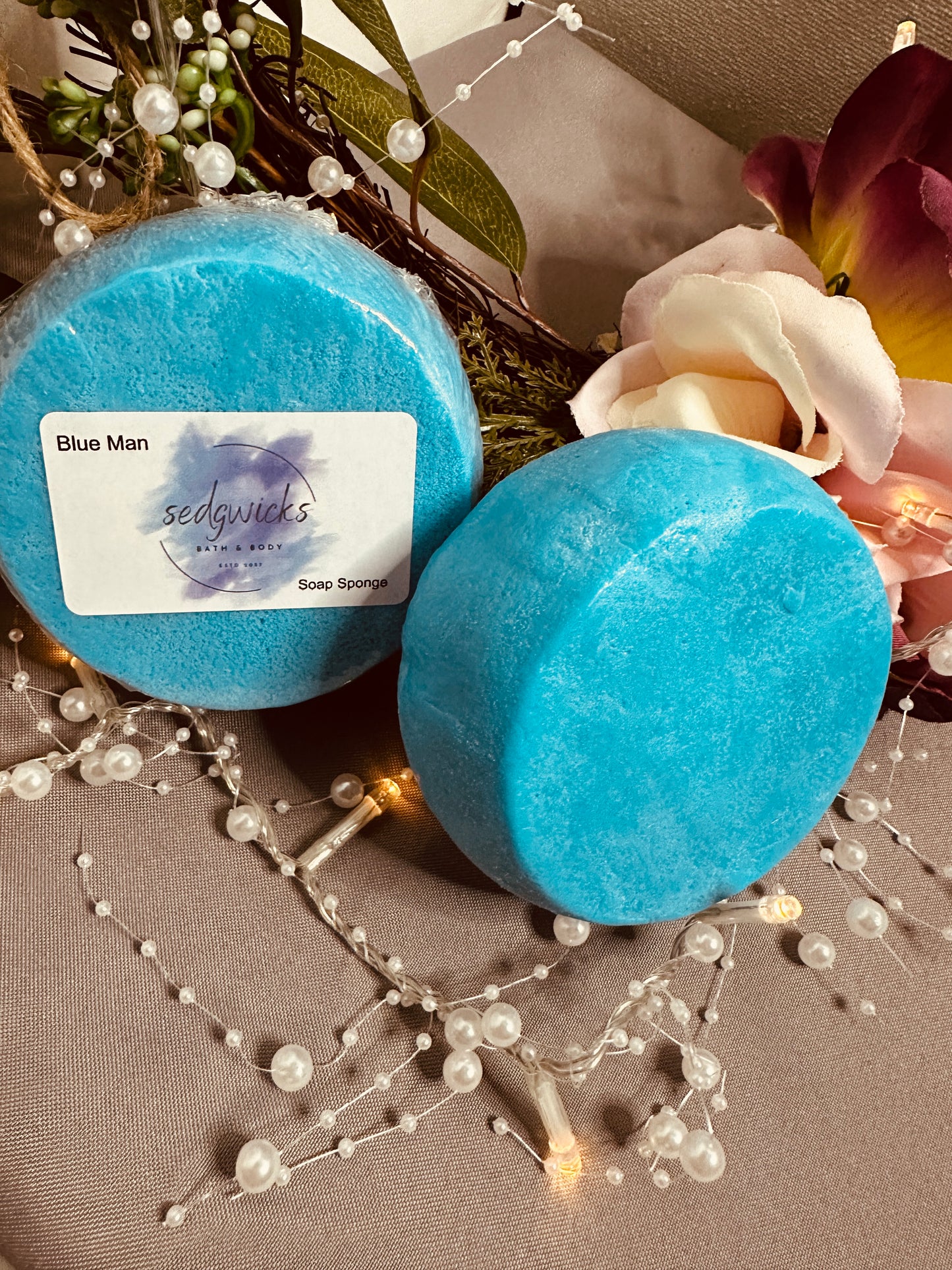 Blue Man Soap Sponge